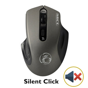 USB Wireless Mouse 2000DPI USB 2.0 Receiver Optical Computer Mouse 2.4GHz Ergonomic Mice For Laptop PC Sound Silent Mouse